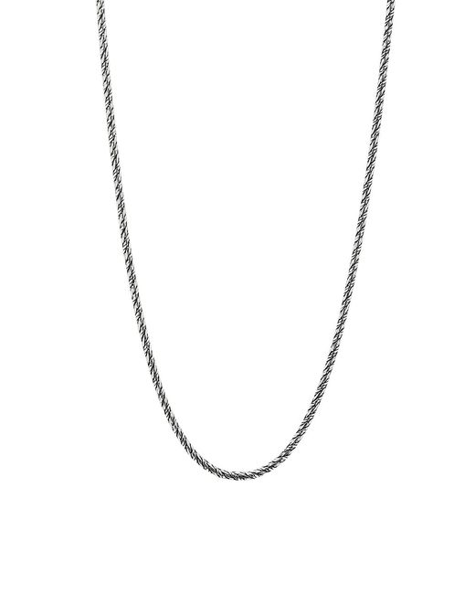 Konstantino Sterling Woven Chain Necklace