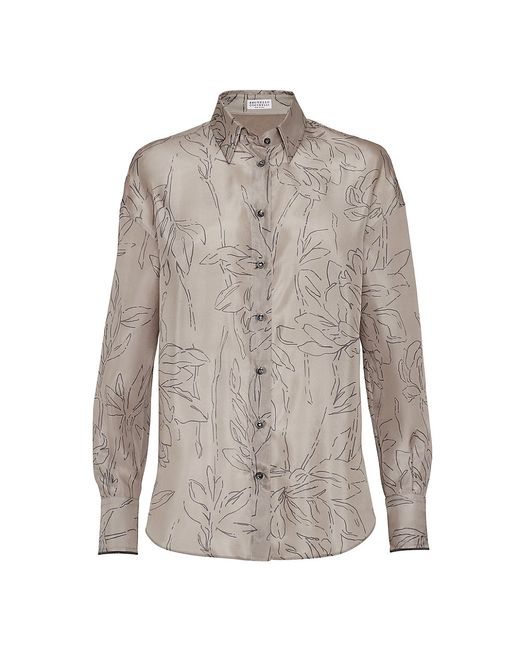 Brunello Cucinelli Shirt With Shiny Cuff Details
