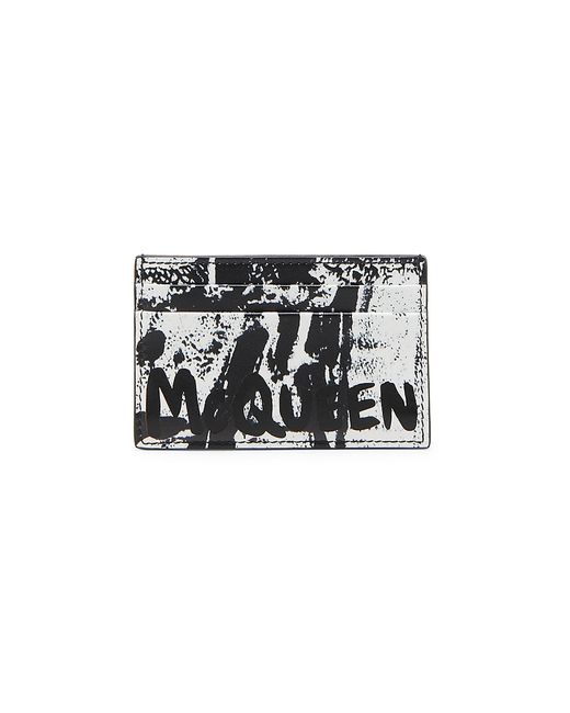 Alexander McQueen Logo Graffiti Card Holder