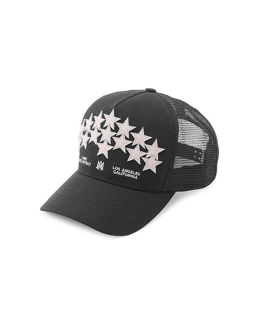 Amiri Leather Star Trucker Hat