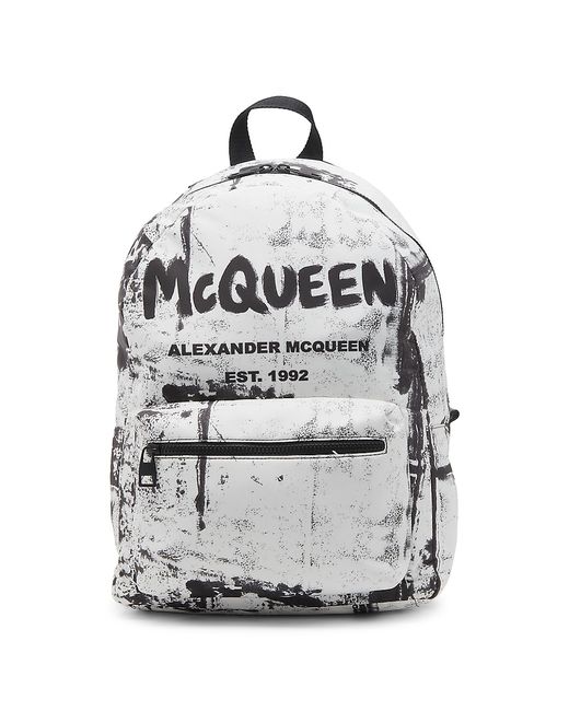 Alexander McQueen Metropolitan Logo Backpack