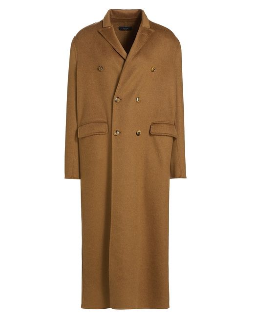 Amiri Double-Breasted Cashmere Overcoat