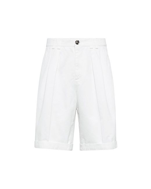Brunello Cucinelli Bermuda Shorts Twisted Cotton Gabardine