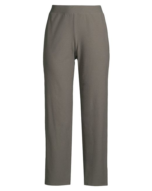 Eileen Fisher Pull-On Straight-Leg Ankle Pants