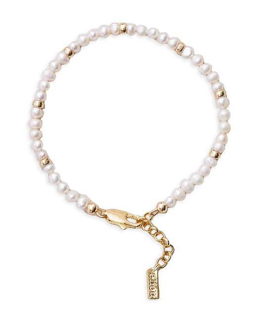 éliou Lim 14K Plated Filled Beads Freshwater Pearl Bracelet