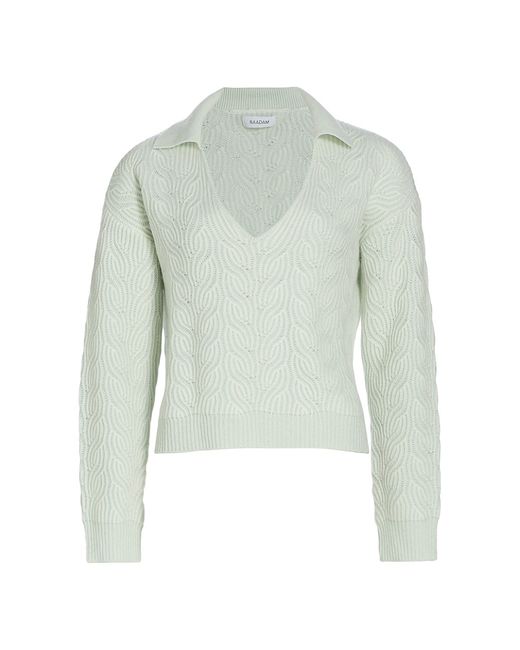 Naadam Wool Cashmere V-Neck Sweater Large