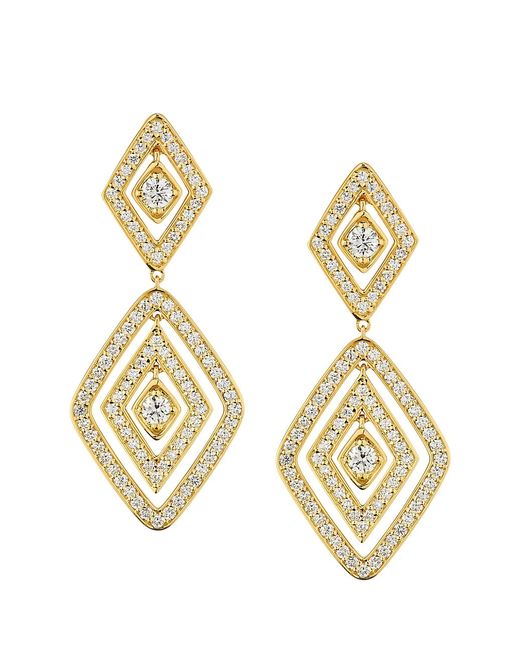 Roberto Coin Diamante 18K 1.95 TCW Diamond Drop Earrings