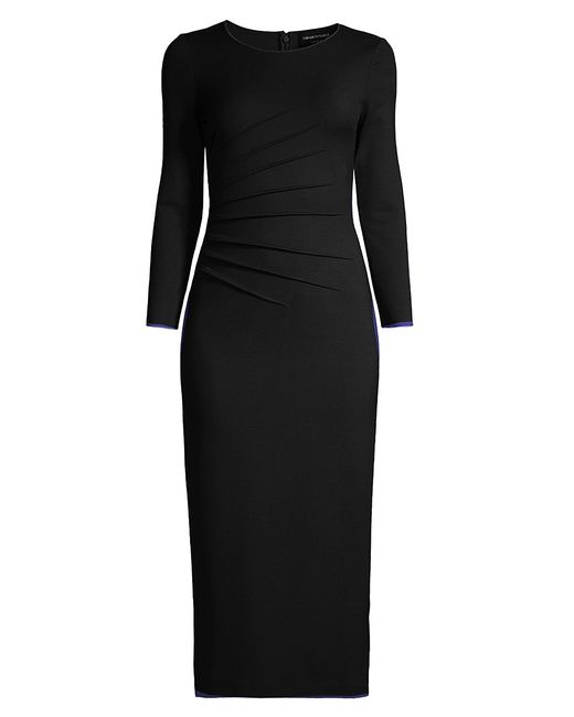 Emporio Armani Long-Sleeve Milano Jersey Midi-Dress