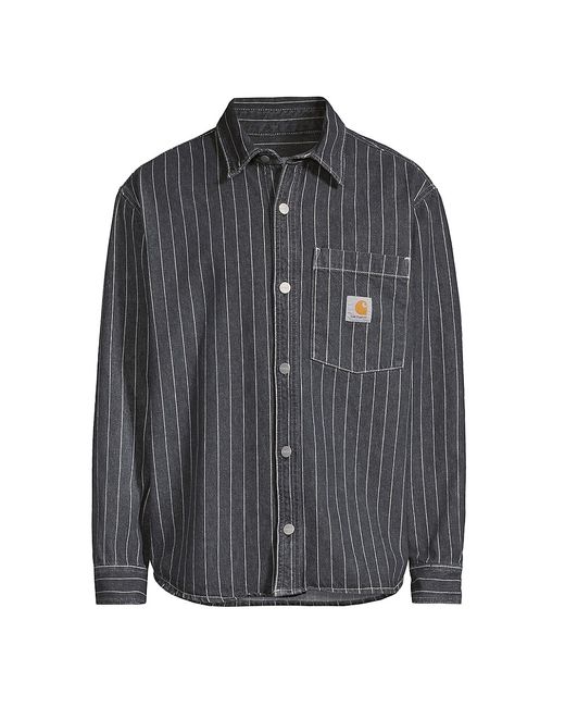 Carhartt Wip Orlean Striped Shirt Jacket