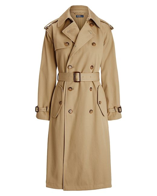 Polo Ralph Lauren Twill Double-Breasted Trench Coat