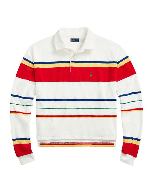 Polo Ralph Lauren Rugby Stripe Terry Cotton Shirt Medium