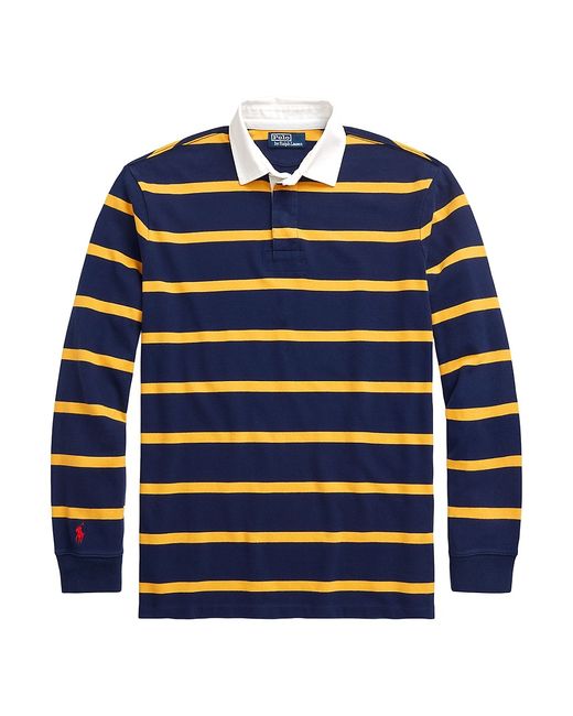 Polo Ralph Lauren Striped Cotton Long-Sleeve Polo Shirt