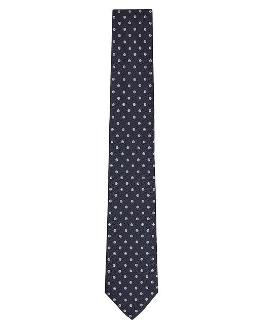 Boss Jacquard Tie with Micro Pattern