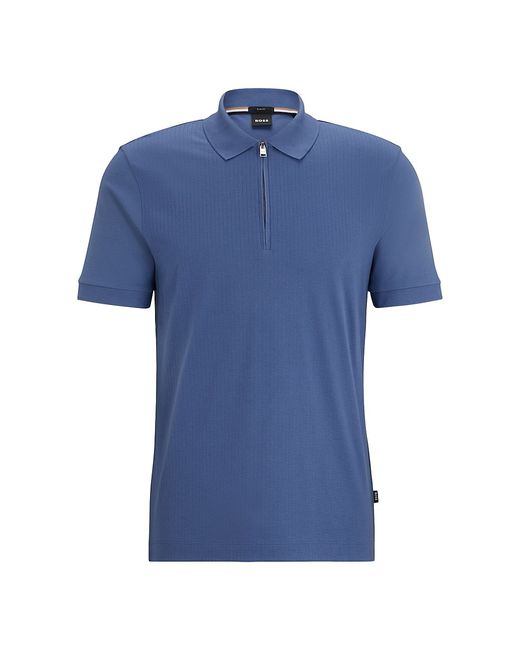 Boss Structured Slim-Fit Polo Shirt Large
