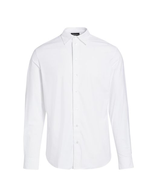 Emporio Armani Stretch Button-Front Shirt