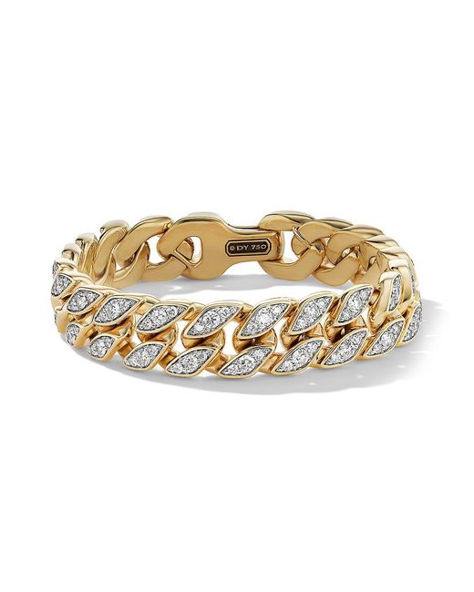 David Yurman Curb Chain Bracelet 18K Gold