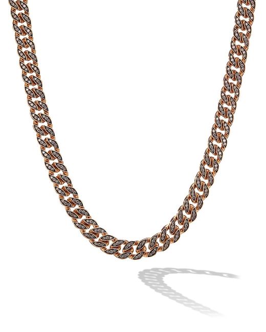 David Yurman Curb Chain Necklace 18K