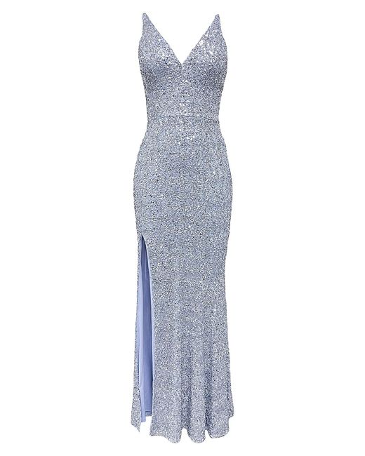 Dress the population Iris Sequined Mermaid Gown