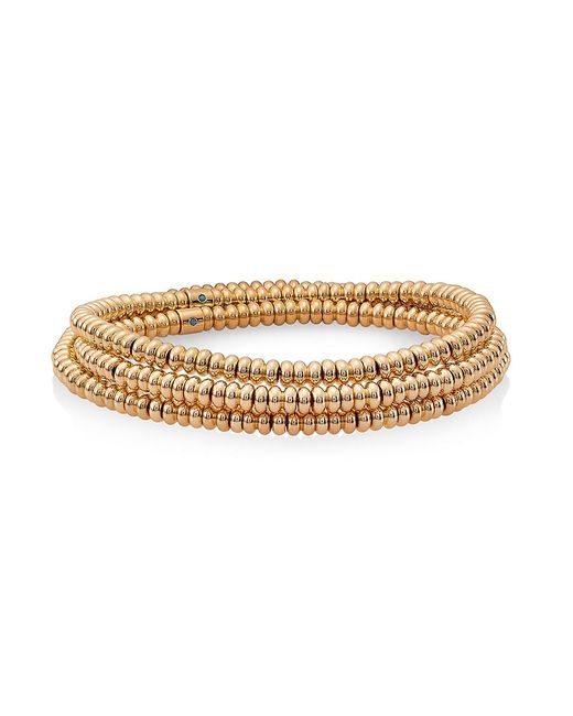 Roxanne Assoulin Corduroy Bunch 3-Piece Goldtone Bead Bracelet Set