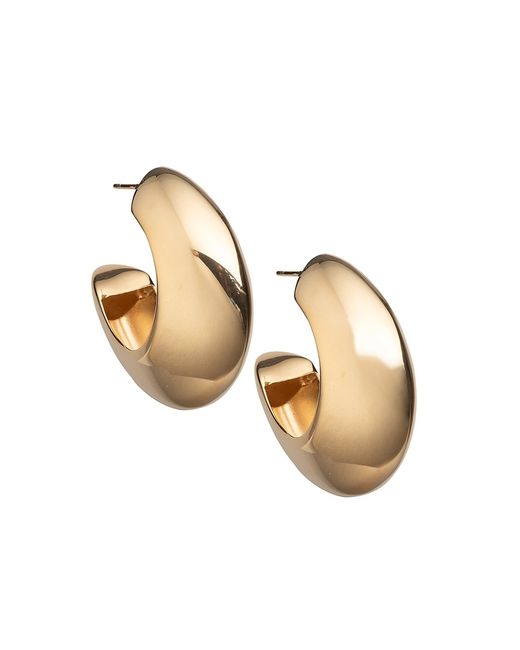 Jennifer Zeuner Jewelry Seema 14K--Plated Hoop Earrings