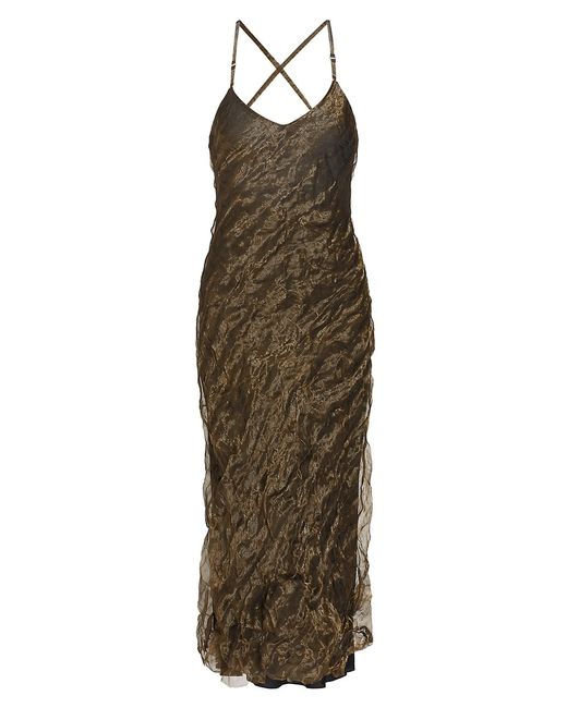 Jason Wu Collection Crinkle Organza Bias Cut Slip Dress