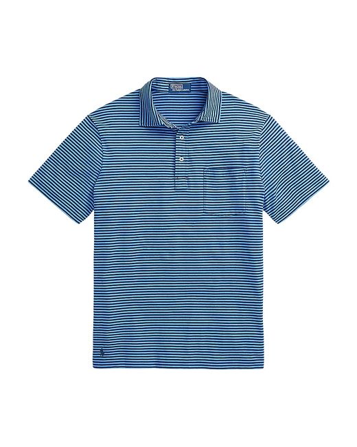 Polo Ralph Lauren Striped Cotton Polo Shirt Large