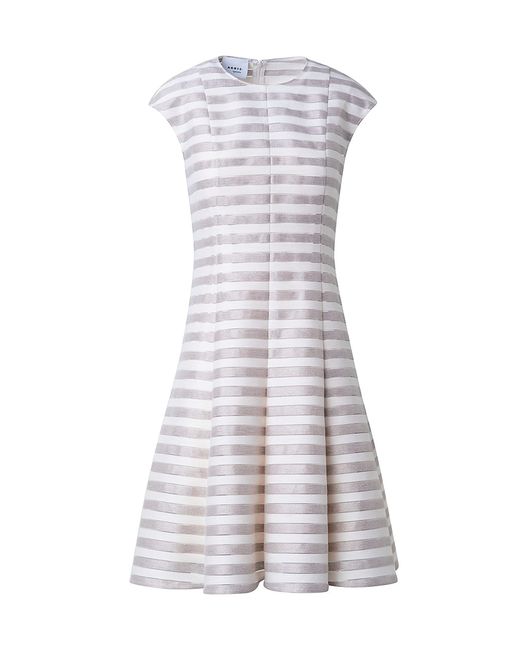 Akris Punto Striped Blend Minidress