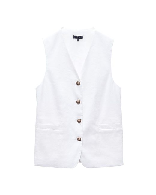 Rag & Bone Charlotte Blend Button-Up Vest