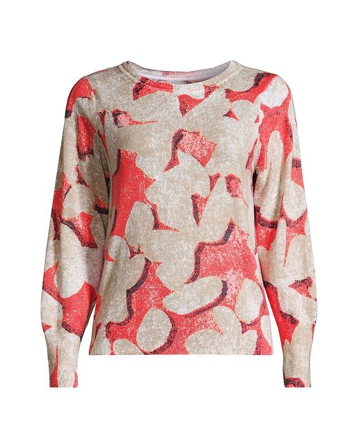 Nic+Zoe Rolling Reef Printed Sweater