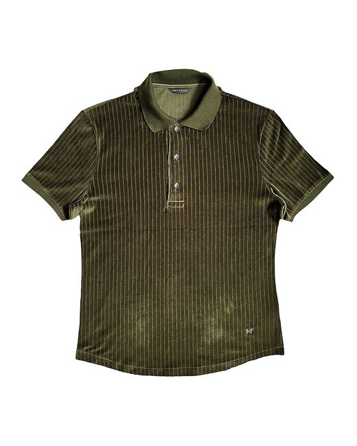 Monfrère Pierce Velvet Polo Shirt Medium