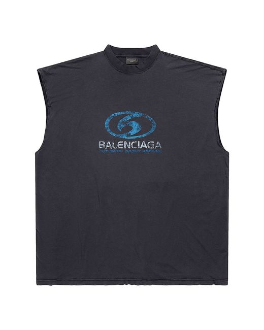 Balenciaga Oversized Surfer Sleeveless T-Shirt