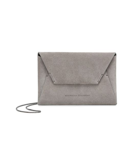 Brunello Cucinelli Envelope Bag With Precious Chain