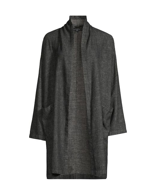 Eileen Fisher Kimono-Inspired Hemp Coat