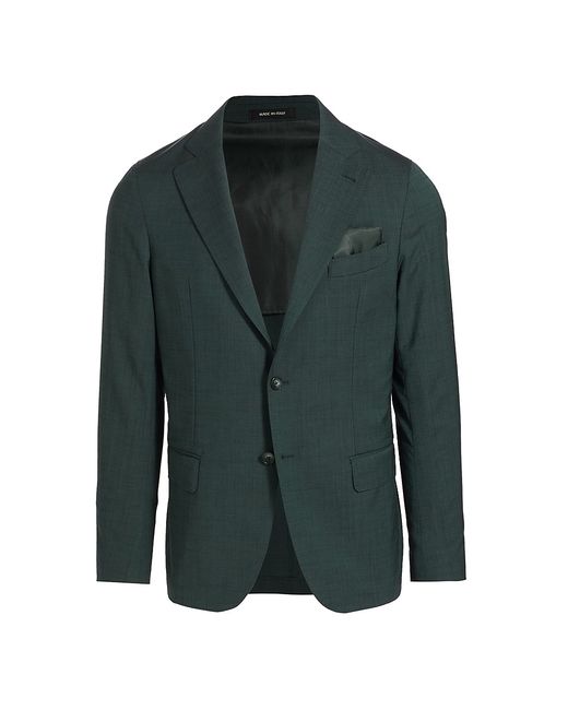 Saks Fifth Avenue Slim-Fit Wool-Blend Two-Button Sport Coat