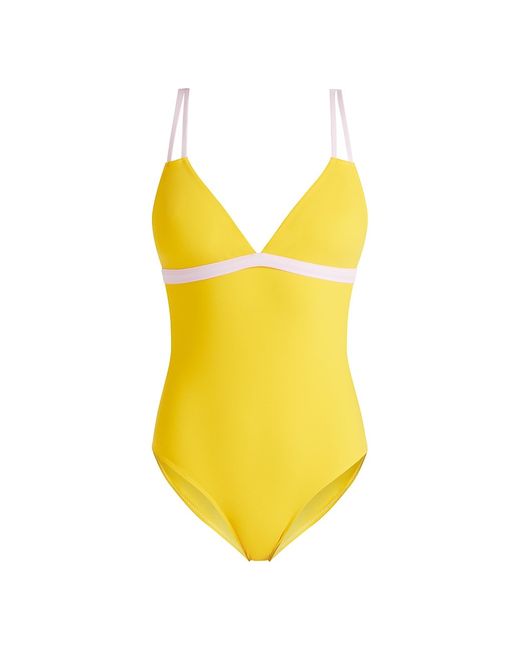 Valimare Aruba Colorblocked One-Piece Swimsuit Small