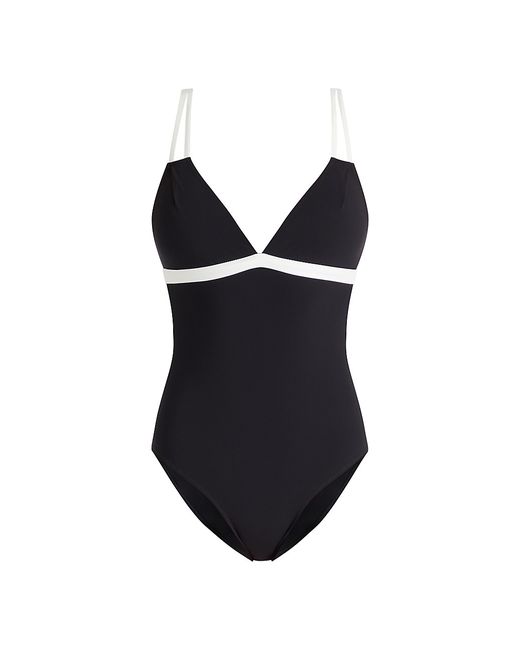 Valimare Aruba Colorblocked One-Piece Swimsuit Small