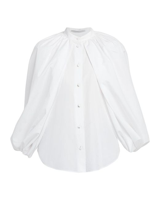 Stella McCartney Balloon-Sleeve Button-Front Shirt