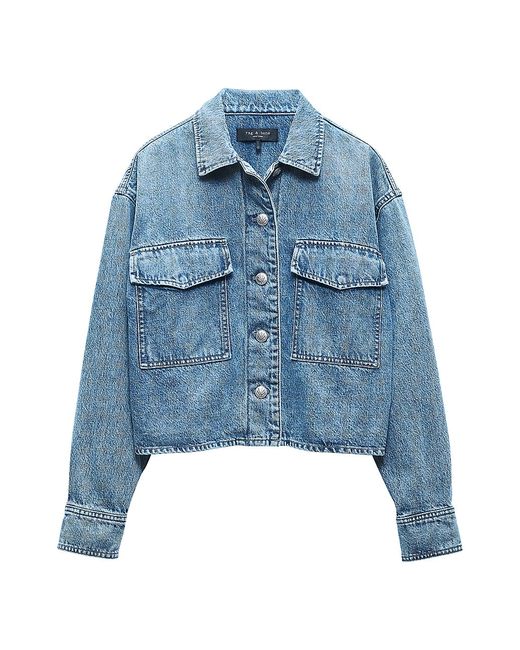 Rag & Bone Jaiden Button-Front Shirt Jacket