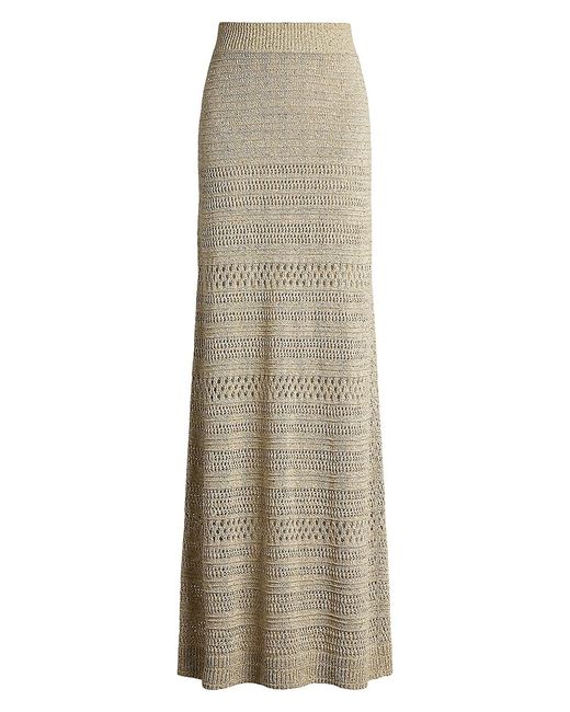 Ralph Lauren Collection Textured Knit Maxi Skirt