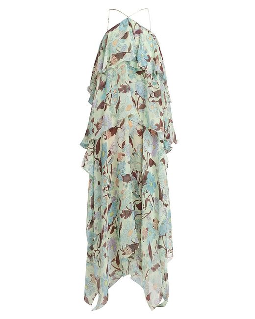 Stella McCartney Asymmetric Floral Dress