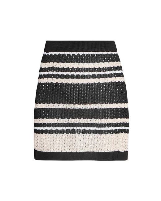Amiri Vertical Stripe Skirt