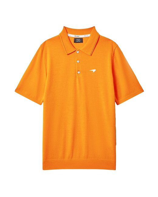 Reiss x McLaren Malden Wool Polo Shirt Large