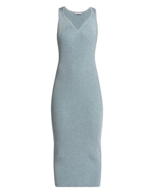 Nina Ricci Glittery Sleeveless Midi-Dress