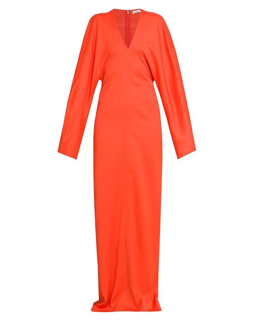 Ferragamo Long-Sleeve Maxi Dress