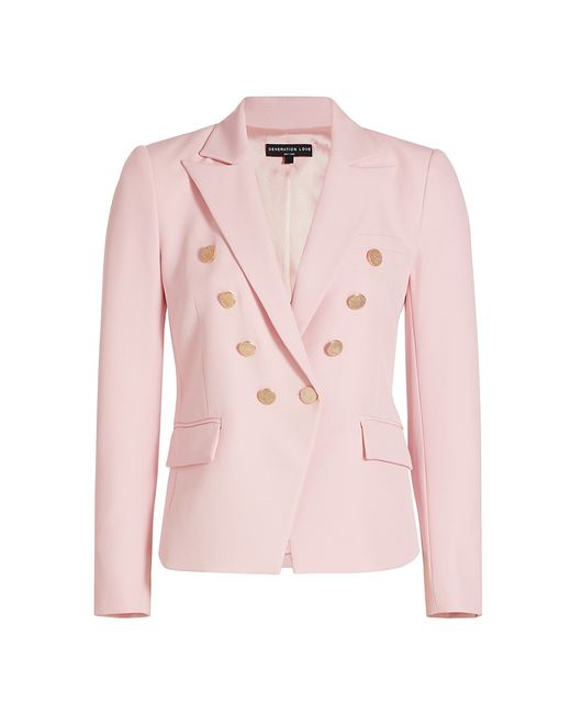 Generation Love Amelia Double-Breasted Stretch Crepe Blazer
