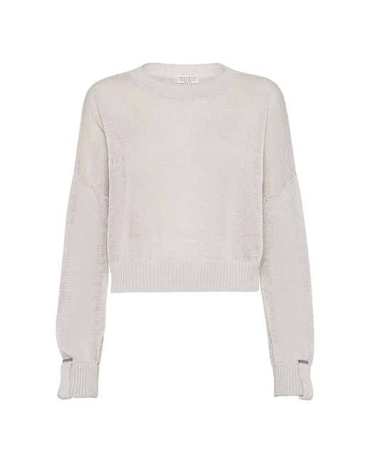 Brunello Cucinelli Sweater with Shiny Details