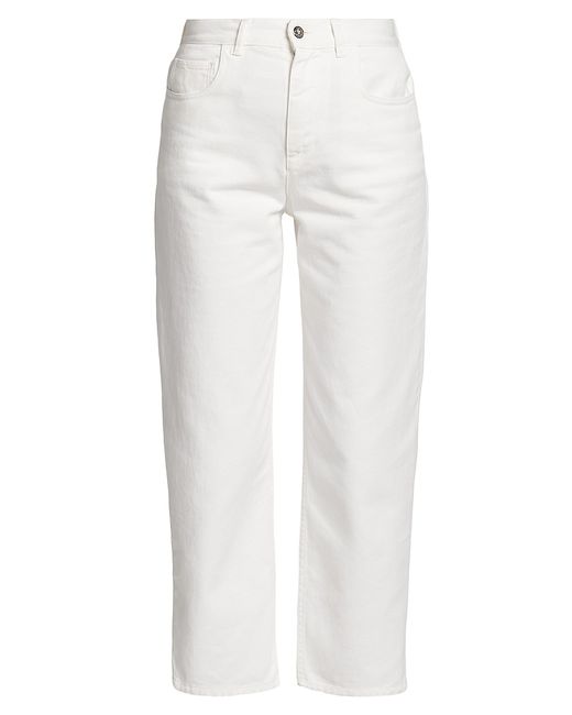 Moncler Cropped Straight-Leg Jeans