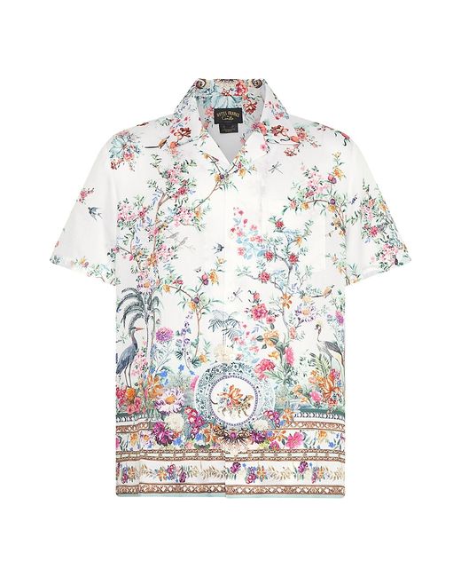 Camilla Floral Camp Shirt Medium