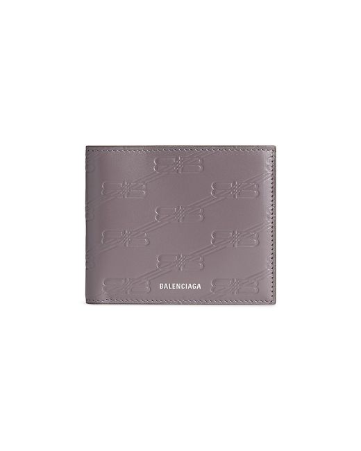 Balenciaga Embossed Monogram Square Folded Wallet Box