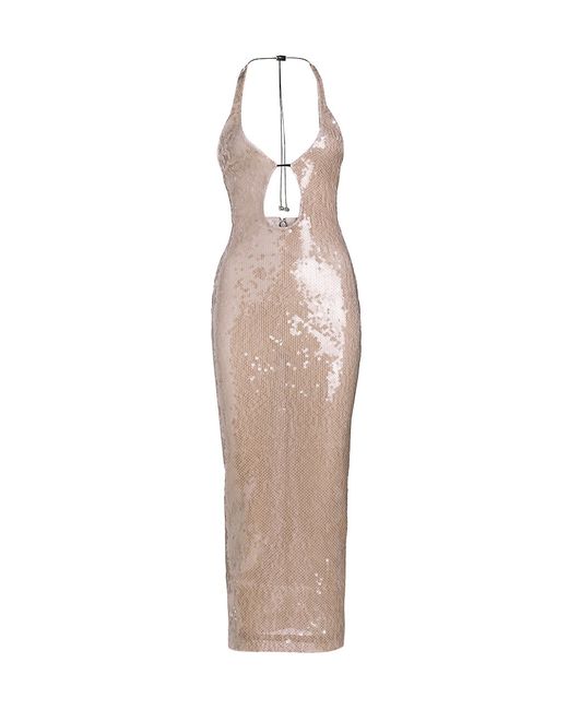 16Arlington Sola Sequined Midi-Dress